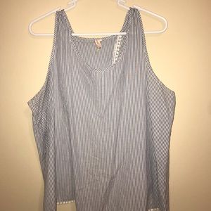 Open Back Tank Top